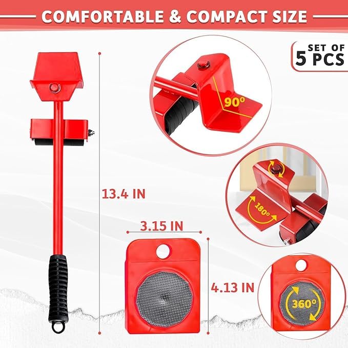 All-in-One 360° Furniture Lifter & Mover