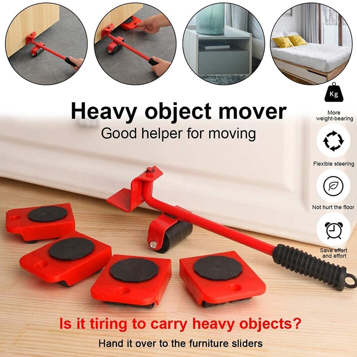 All-in-One 360° Furniture Lifter & Mover