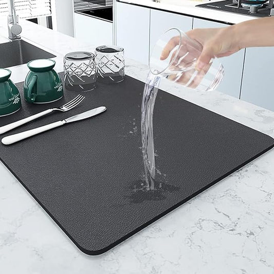 Premium Kitchen Water Absorbent Mat – Quick Dry, Stain Hiding
