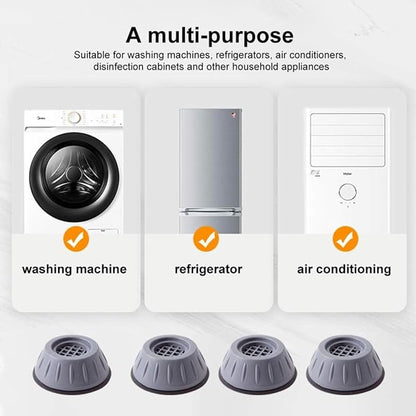Premium Anti-Vibration Washing Machine Pads (Pack of 4)
